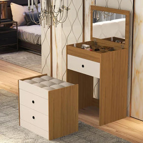 Penteadeira Smart com 3 Gavetas+ Banco de Brinde [COMPRE 1 LEVE 2]