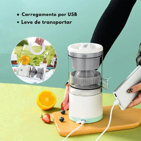 Espremedor de Frutas Elétrico USB Portátil + Bônus Exclusivo