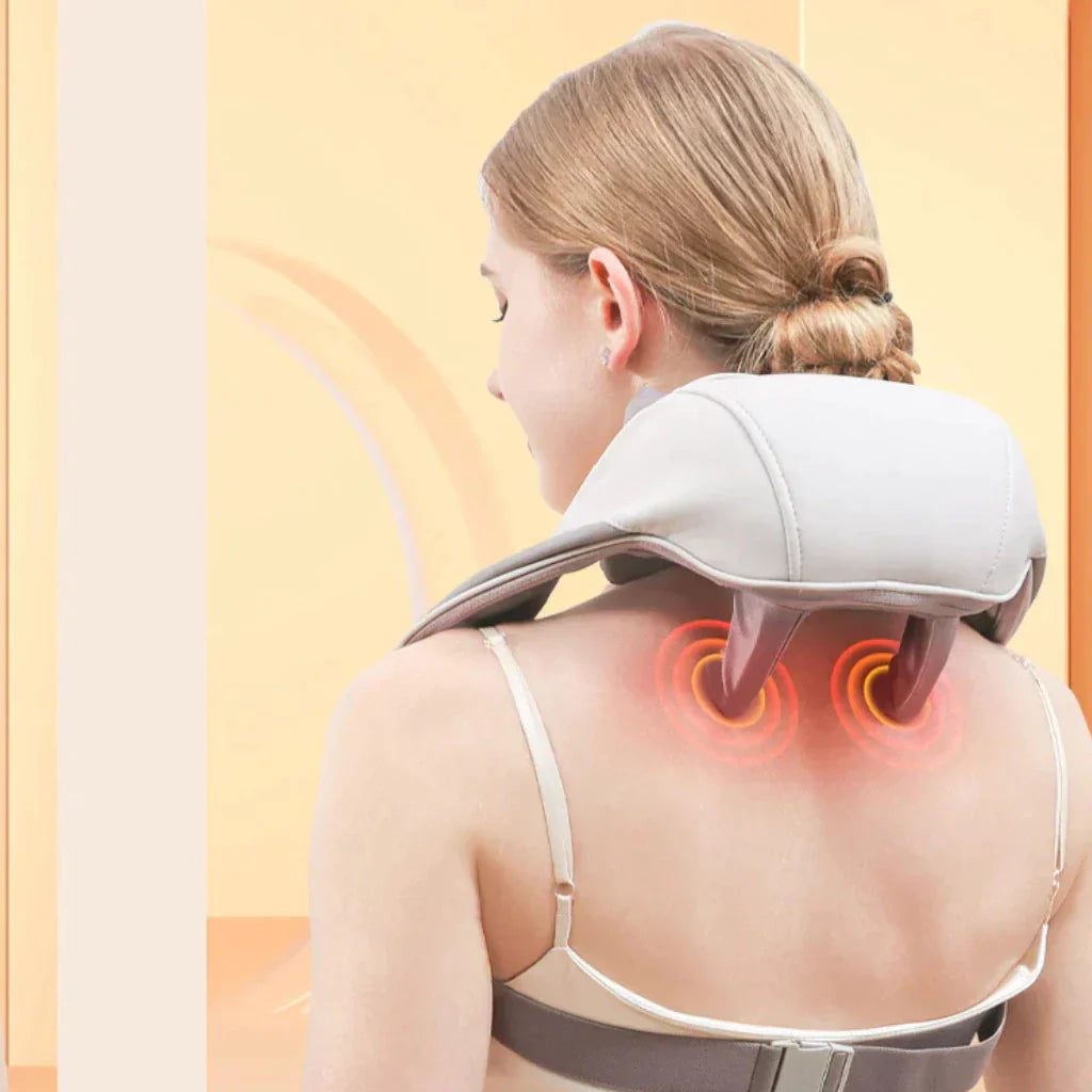 Massageador Inteligente com Aquecimento – Pescoço e Ombros Sem Dor